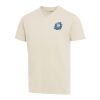 Camiseta orgánica unisex de 200 g/m² con certificado OCS de manga corta y cuello de pico "Balfour" Sandstone | XL