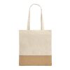 MERCAT. Bolsa de algodón 100% (160 g/m²) Beige | sin montaje de publicidad