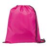 CARNABY. Mochila con cordón 210D Rosa | sin montaje de publicidad