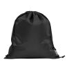 PEMBA. Bolsa tipo mochila en 190T poliéster reciclado (100% rPET) Negro | sin montaje de publicidad