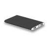 NOBEL. Power bank 7'200 mAh, fabricado en aluminio reciclado (100% rAL) Negro | sin montaje de publicidad