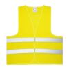 YELLOWSTONE. Chaleco de alta visibilidad hecho en poliéster 100% Amarillo | sin montaje de publicidad