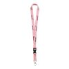 Lanyard de bambú ecológico A elección | sin montaje de publicidad | 10 mm | Dog-Clip | Sin accesorios | Cierre de plástico | Con clip de seguridad