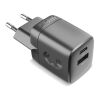 Fresh 'n Rebel Cargador rápido 30W GaN USB-C y USB-A gris oscuro | sin montaje de publicidad