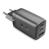 Fresh 'n Rebel cargador rápido para portátil 67W GaN USB-C y USB-A gris oscuro | sin montaje de publicidad | no disponible | no disponible