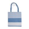 Sagaform Bolsa de algodón Ella Hamam 41x38 cm Azul / Blanco | sin montaje de publicidad