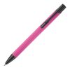 Bolígrafo Alicante tacto suave Rosa-Negro | Grabado | 90 grados del clip | 87 mm x 8 mm | no disponible