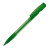 Bolígrafo Nash Grip Transparente Verde-Verde | Impresión De Pantalla 1 color | en el cuerpo alineado con el clip | 33 mm x 25 mm | no disponible