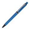 Bolígrafo Raja Extra azul claro-Negro | Impresión De Pantalla 1 color | 180 grados del clip | 40 mm x 25 mm | no disponible