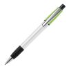 Bolígrafo Semyr Grip Colour opaco Blanco-Luz Verde | Impresión De Pantalla 1 color | 180 grados del clip | 36 mm x 25 mm | no disponible