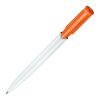 Bolígrafo S40 Colour opaco Blanco-Naranja | Tampografía 1 color | 90 grados del clip | 40 mm x 8 mm | no disponible