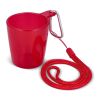 Vaso de chupito para festivales con cordón Rosa-Rosa | sin montaje de publicidad | no disponible | no disponible