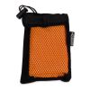 Toalla fitness R-PET 30x80cm Negro-Naranja | sin montaje de publicidad | no disponible | no disponible | no disponible