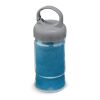 Toalla Fitness Azul / Blanco