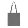 R-PET Bolsa de transporte de tejido sin tejer con asas largas 38 x 42 cm 75 g/m² Gris | sin montaje de publicidad | no disponible | no disponible | no disponible
