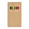6 lápices de colores en caja de manualidades Natural | sin montaje de publicidad | no disponible | no disponible