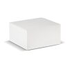 Bloque cubo 10x10x5cm FSC Blanco | sin montaje de publicidad | no disponible | no disponible | no disponible