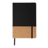 Cuaderno R-PET & corcho A5 Negro | sin montaje de publicidad | no disponible | no disponible