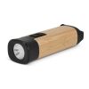 Linterna recargable R-ABS & Bamboo negro | sin montaje de publicidad | no disponible | no disponible | no disponible