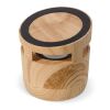 Altavoz con aspecto de madera de 3 W y cargador inalámbrico de 5 W Natural | sin montaje de publicidad | no disponible | no disponible | no disponible