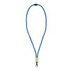 Lanyard Paracord R-PET Azul / Blanco | sin montaje de publicidad | no disponible | no disponible