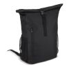 R-PET 600D Rolltop Fahrrad-Rucksack 20L negro | sin montaje de publicidad | no disponible | no disponible