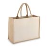 Bolsa de yute-algodón OEKO-TEX® 42,5 x 19 x 32 cm 320 g/m². Beige | sin montaje de publicidad | no disponible | no disponible