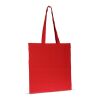 Bolsa algodón orgánico color largo 140g/m² 38x42 cm Rojo / Blanco | sin montaje de publicidad | no disponible | no disponible
