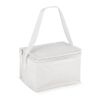 R-PET 6 Bolsa nevera para latas no tejida 20x 13 x 12,5 cm 75 g/m². Blanco | sin montaje de publicidad | no disponible | no disponible