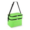 R-PET 600D Bolsa nevera doble compartimento 30 x 20 x 25cm 12L Luz Verde