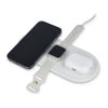 Cargador inalámbrico rápido 3 en 1 de 15 W para teléfono, Apple Watch y AirPods. Blanco | sin montaje de publicidad | no disponible | no disponible