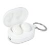 Mini auriculares inalámbricos tamaño llavero Blanco | sin montaje de publicidad | no disponible | no disponible