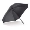 Paraguas cuadrado de 27” deluxe con manga Negro | sin montaje de publicidad | no disponible | no disponible | no disponible