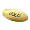 Doming Oval 50x25 mm Oro | sin montaje de publicidad | no disponible | no disponible | no disponible
