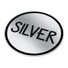 Vinyl Sticker Redondo Ø 13 mm Plata | sin montaje de publicidad | no disponible | no disponible | no disponible