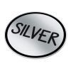 Vinyl Sticker Redondo Ø 20 mm Plata | sin montaje de publicidad | no disponible | no disponible | no disponible