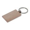 Llavero rectangular de madera Natural | sin montaje de publicidad | no disponible | no disponible | no disponible