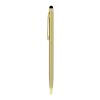 Bolígrafo Sleek Stylus Executive oro | Impresión De Pantalla 1 color | Cuerpo-centrado al clip | 15.00 mm x 38.00 mm