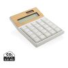 Calculadora de plástico reciclado Utah RCS y bambú FSC® marron | sin montaje de publicidad | no disponible | no disponible