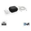 Set de carga 2 piezas Boost RCS PET reciclado 20W tipo C negro | sin montaje de publicidad | no disponible | no disponible