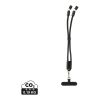 Correa de muñeca para teléfono LoopAmp RCS RPET y cable 60W negro | sin montaje de publicidad | no disponible | no disponible