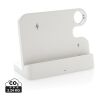 Cargador dual Joltz RCS reciclado 15W con ranura iWatch blanco | sin montaje de publicidad | no disponible | no disponible