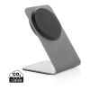 Soporte magnético Terra con carga inalámbrica aluminio 15W gris | sin montaje de publicidad | no disponible | no disponible