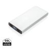Powerbank PD de aluminio de 18W y 10.000 mAh plata | sin montaje de publicidad | no disponible | no disponible