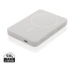 Powerbank Magnetix de 5000 mah de plástico reciclado RCS blanco | sin montaje de publicidad | no disponible | no disponible