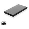 Powerbank plástico/aluminio RCS reciclado de 4000 mah tipo C negro | sin montaje de publicidad | no disponible | no disponible