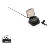 Auriculares TWS en caja de carga inalámbrica negro | sin montaje de publicidad | no disponible | no disponible