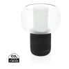 Lámpara altavoz plástico reciclado Lux RCS 10W negro | sin montaje de publicidad | no disponible | no disponible