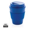Taza de café reutilizable con tapa de rosca 350ml azul | sin montaje de publicidad | no disponible | no disponible