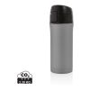 Taza metálica al vacío con cierre fácil gris | sin montaje de publicidad | no disponible | no disponible